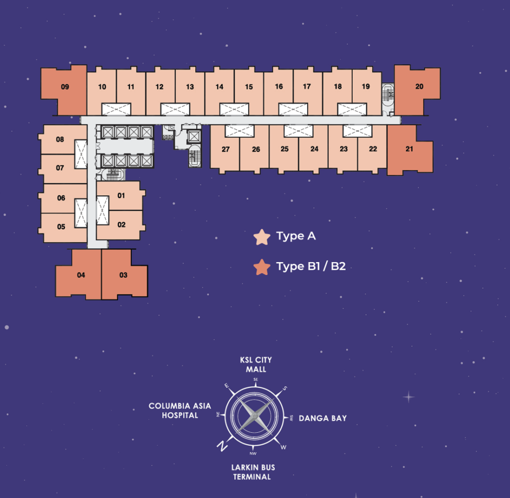 asteriaz floor plan